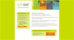 Desktop Screenshot of edutest.com.au